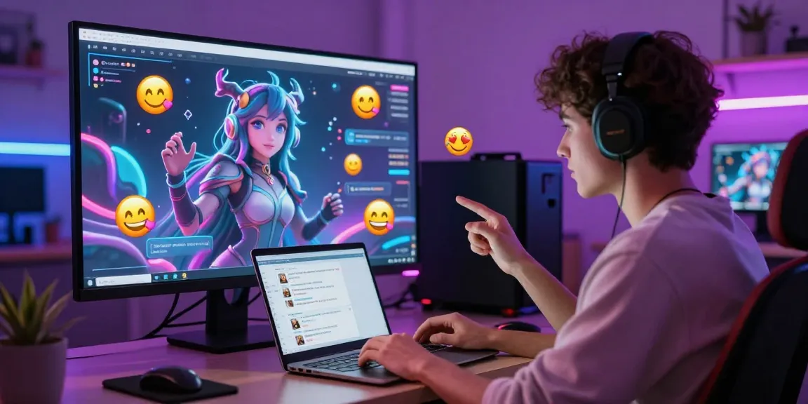 Dynamic ai nsfw chat interaction with vibrant animated character in digital setting
