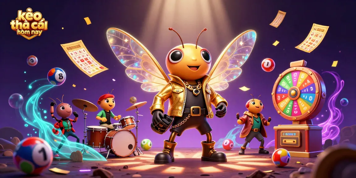Experience kèo nhà cái hôm nay with thrilling characters amid vibrant lottery elements and energetic casino vibes.