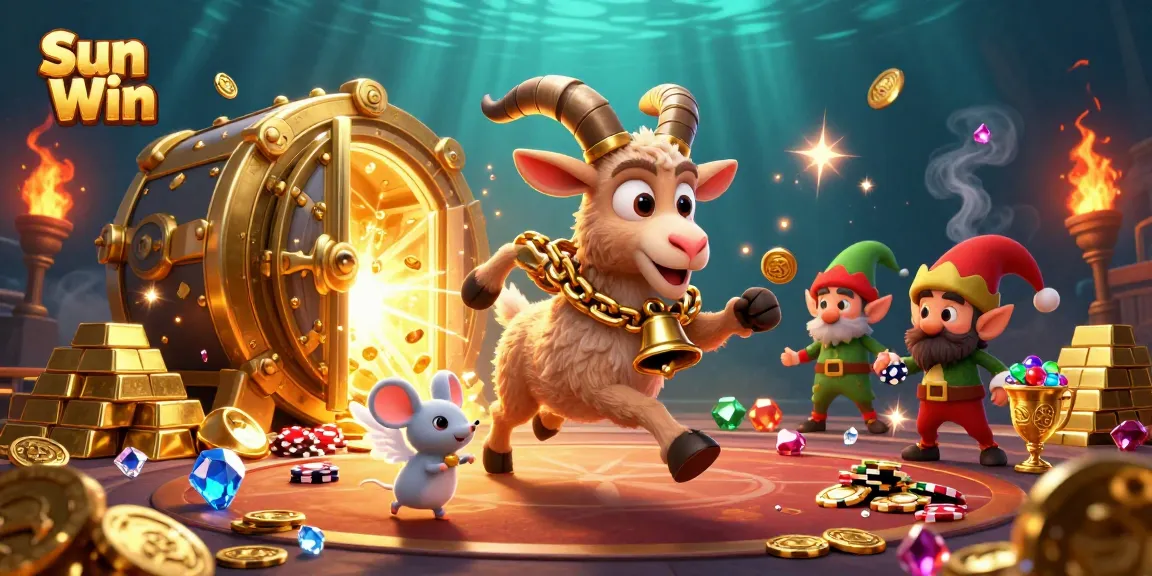 Experience thrilling gaming action at Sun Win with a vibrant casino atmosphere and dynamic characters.